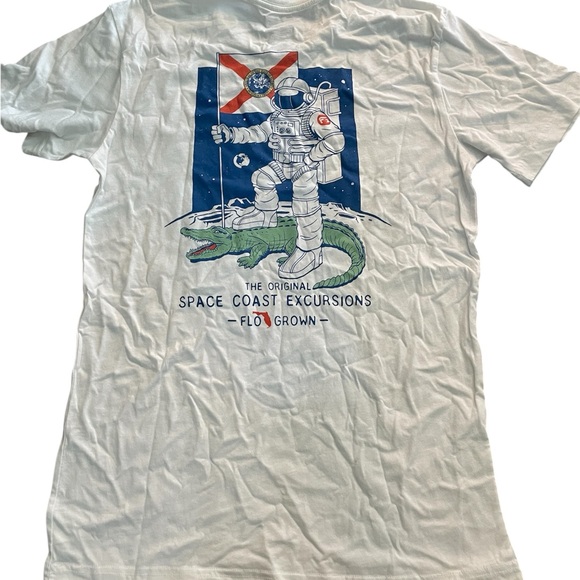 Medium White FloGrown T-Shirt - Picture 1 of 2